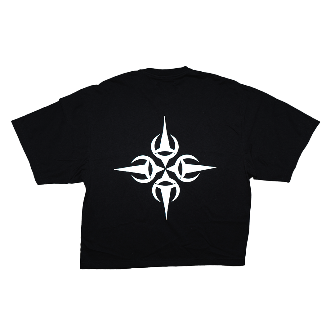 BLACK BOXY T-SHIRT