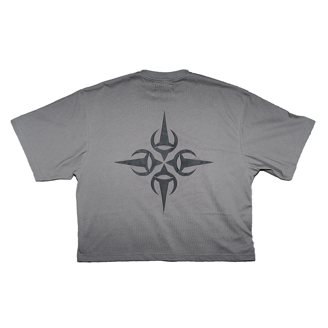 GRAY BOXY T-SHIRT